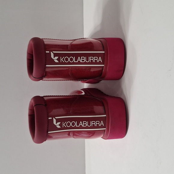 Koolaburra by UGG NEW Pink Clear Y2K Coquette Waterproof Mini Boots Size 6 - Picture 7 of 15